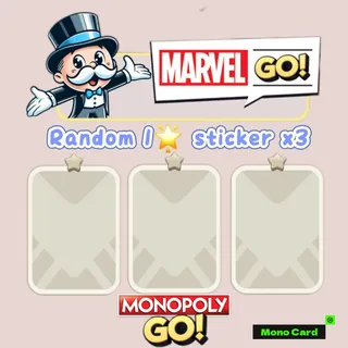 Marvel Go 1🌟 sticker x3