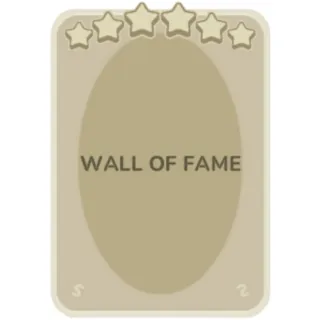 Wall of Fame