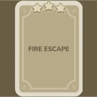 Fire Escape Monopoly Go