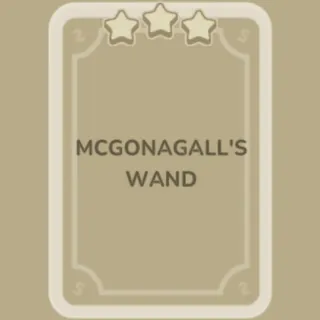 Mcgonagall’s Wand