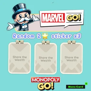 Marvel Go 2🌟 Sticker x3