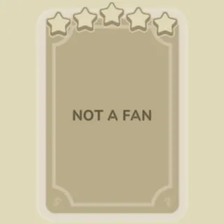 Not A Fan