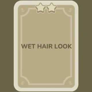 Wet Hair Look