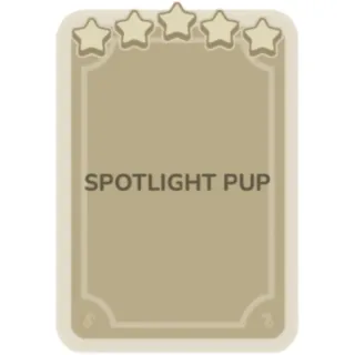 Spotlight Pup Monopoly Go