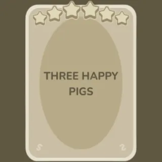 Three Happy Pigs Monopoly Go
