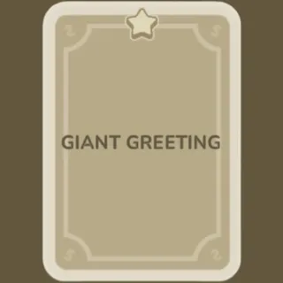 Giant Greeting 
