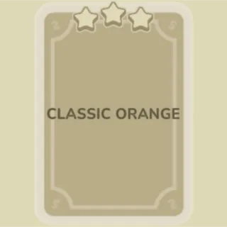 Classic Orange Monopoly Go
