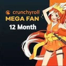 Crunchyroll MEGA FAN Subscription - 12 Month