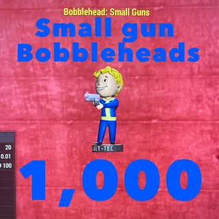 Aid | 1k Small gun Bobbleheads 