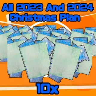 Plan | 10x All 2023 & 2024 Christmas 