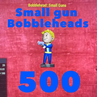 Aid | 500 Small gun Bobbleheads 