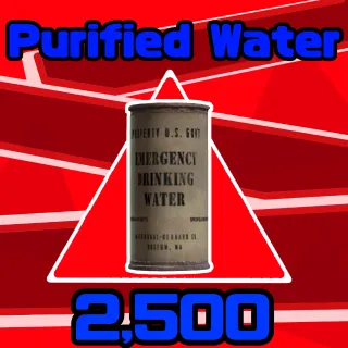  2.5k Purified water