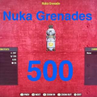 Weapon | 500 Nuka Grenades 