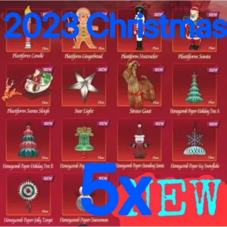 Plan | 5 sets all 2023 Christmas 