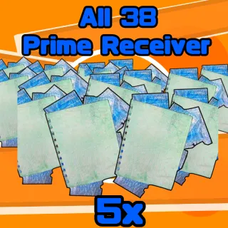 Plan | 5 set all 38 prime receiver 