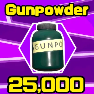 Junk | 25k gunpowder 