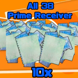 Plan | 10 set all 38 prime receiver