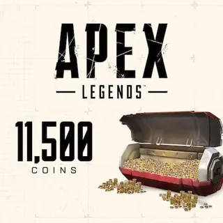 APEX LEGENDS 11500 COINS ALL PLATFOR