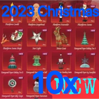 Plan | 10 sets all 2023 Christmas 