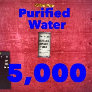 5k purified water 