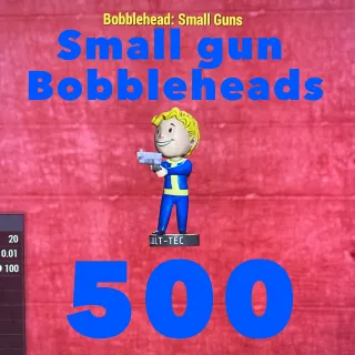 Aid | 500 Small gun Bobbleheads 