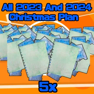 Plan | 5x All 2023 & 2024 Christmas 