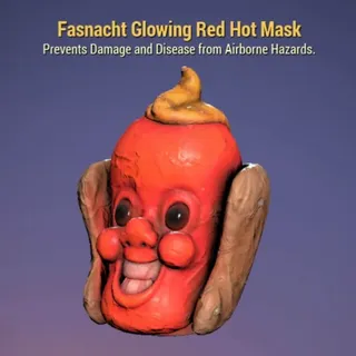 Apparel | Glowing Red Hot Mask