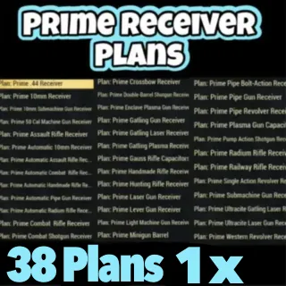 Plan | all 38 prime Receiver