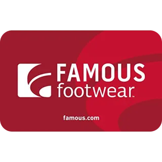 $25.00 Famous Footwear giftcard