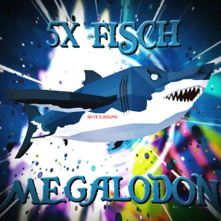 5x megalodon || fisch