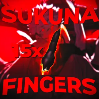 15x - sukuna fingers - aut