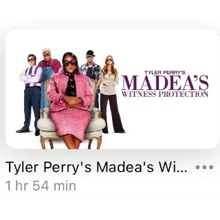 Tyler Perry’s Madea's Witness Protection - SD VUDU