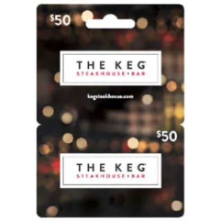 The Keg Steakhouse + Bar $50