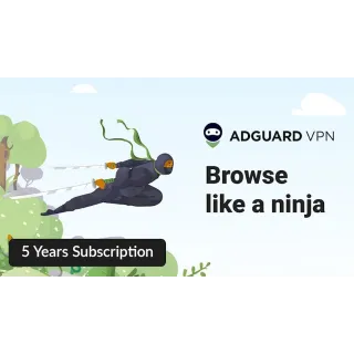AdGuard VPN 5Yr Subscription