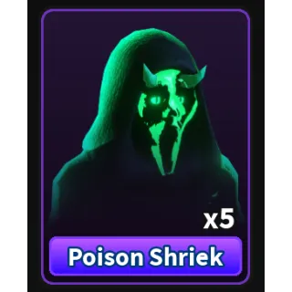 Survive the Slasher Poison Shriek STS