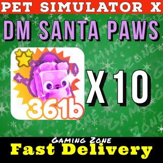 X pet santa paws sim Pet Simulator
