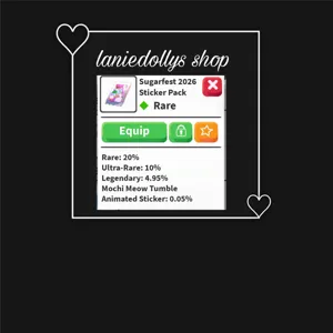 1000x Sugarfest Sticker