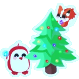 Tree decorating animated