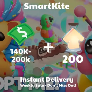 [Adopt Me]   140k - 200k Buck 💸 +  200 Age Up Potion 🧪  + Full Access 🗝️