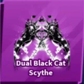 dual black cat scythe