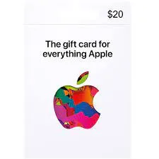 $20.00 Apple eGift Card Australia