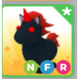 NFR EVIL UNICORN! Adopt me! Virtual pet 