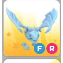 FR FROST DRAGON! Adopt me! VIRTUAL PET