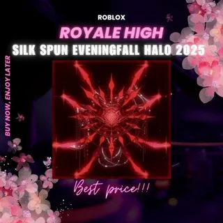 ROYALE HIGH Silk Spun Eveningfall halo 2025