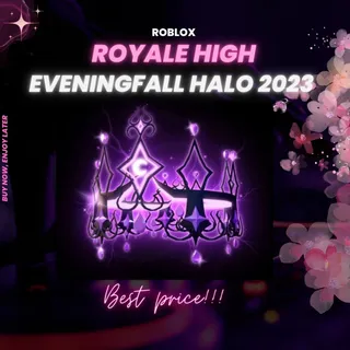 ROYALE HIGH Dark Fairy Halo Eveningfall 2023