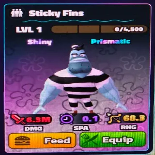 Sticky Fins Shiny