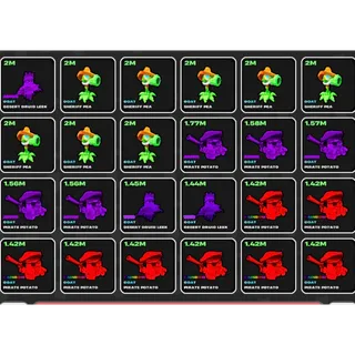 Fruits vs brainrots