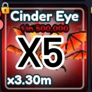 💥5X CINDER EYE|| 1 IN 500K TAP SIMULATOR REBORN💥