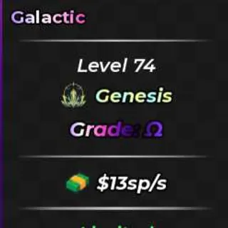 💥13SP/S LIMITED GALACTIC UNIT|| MAX GRADE &TRAIT💥