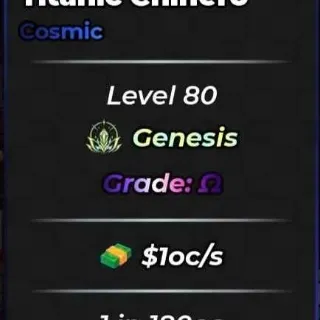 💥1 IN 180OC TITANIC CHIHERO WITH 1OC/S || MAX GRADE & TRAIT💥